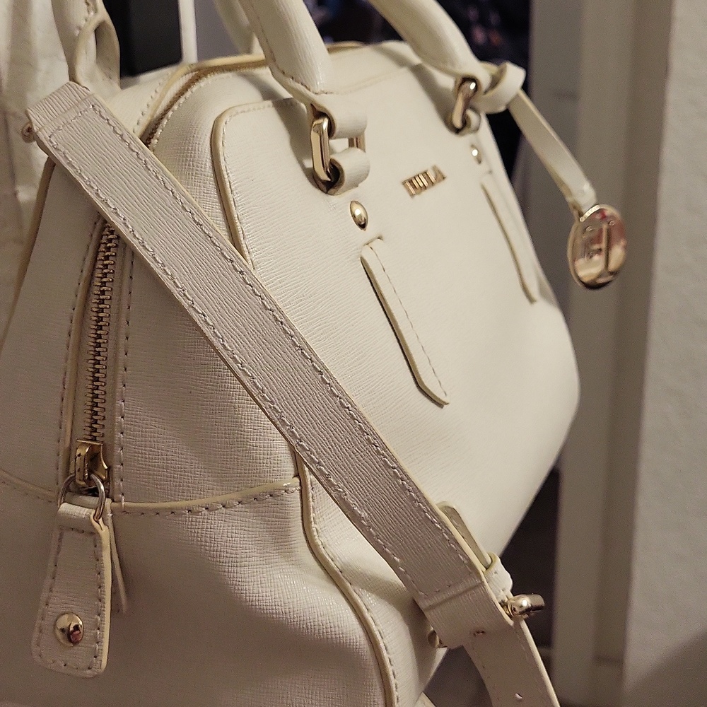 Furla Creme Crossbody Bag - Picture 2 of 16